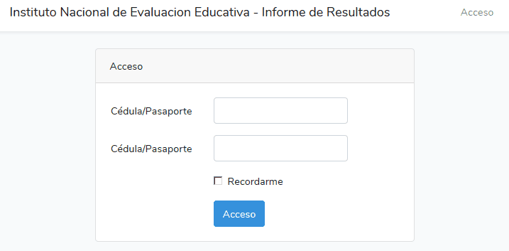 notas del examen ser bachiller