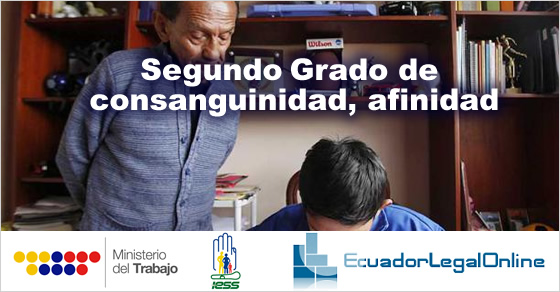 Grados de consanguinidad Ecuador, Segundo grado de consanguinidad y afinidad Ecuador
