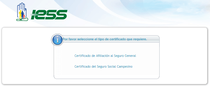 Certificado de afiliación IESS, Certificado de estar afiliado