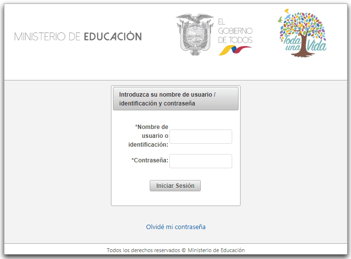 educarecuador, plataforma ministerio de educación