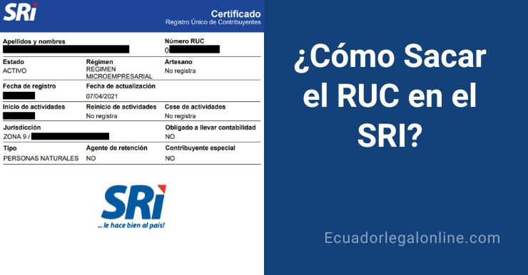 C Mo Sacar El Ruc En L Nea Inscripci N De Ruc Sri