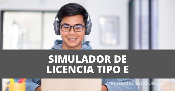 Simulador De Licencia Tipo E (2024) | ANT