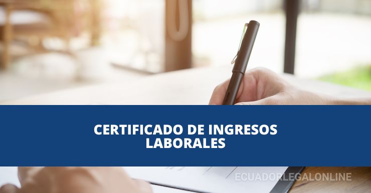 Certificado de ingresos laborales en Word para descargar
